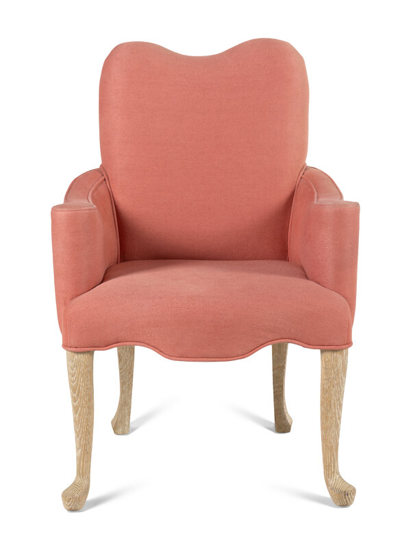 An English Painted Library Armchair