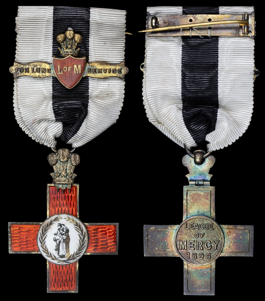 Order of the League of Mercy, with Long Service clasp, silver-gilt and ...