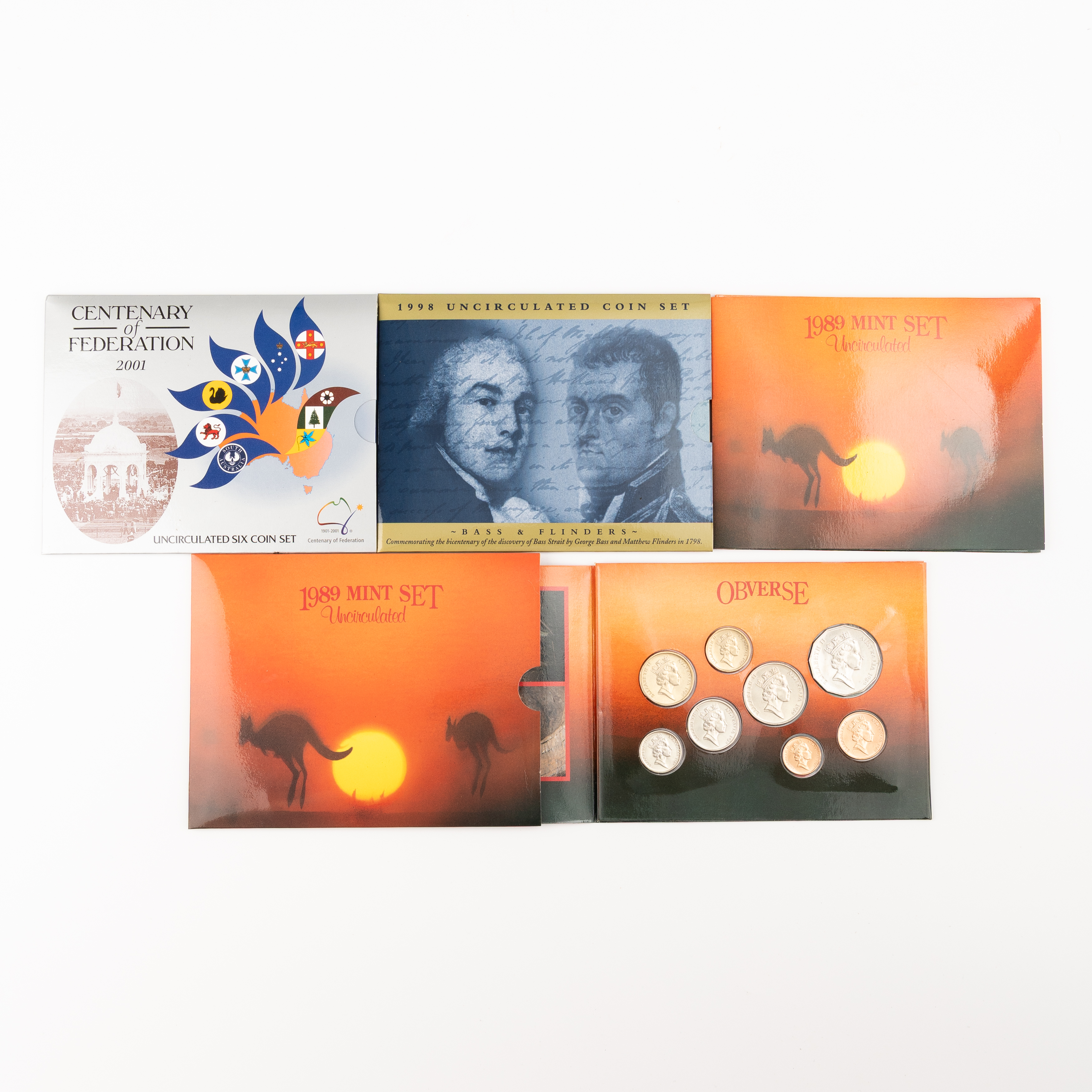 178 · Elizabeth II, One Cent - Two Dollars, 1989 - 2001, UNC