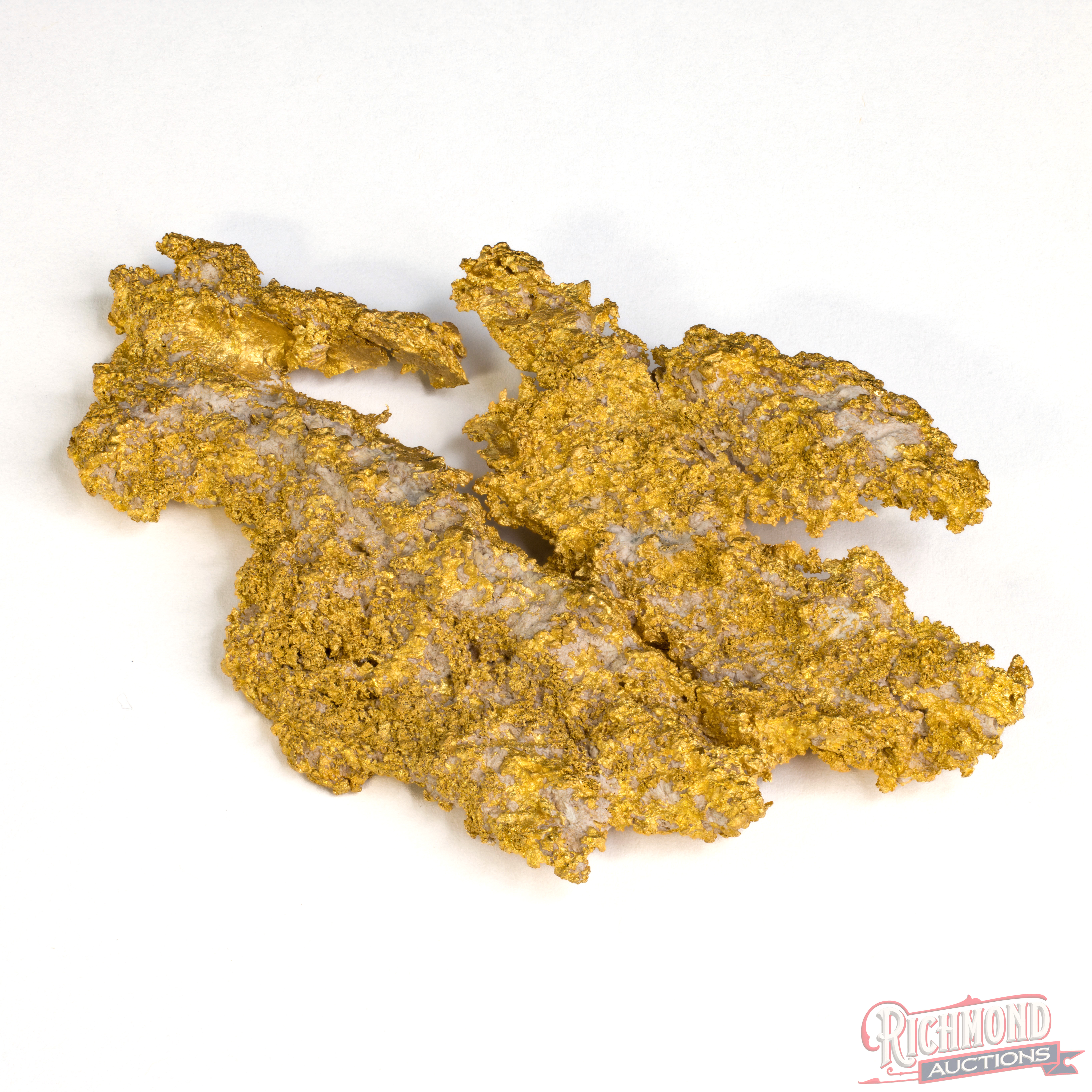 149 gram Rare Large Reef Gold Nugget Extracted From Quartz Vein (4.7 oz ...