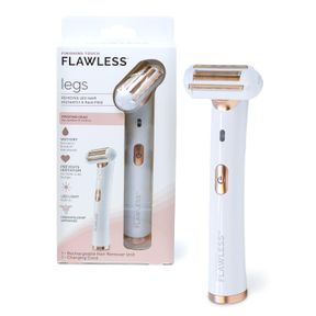 FINISHING TOUCH FLAWLESS LEGS, ELECTRIC RAZOR FOR WOMEN, PIVOTING HEAD LEG HAIR REMOVER WITH LED LIGHT FOR INSTANT AND PAINLESS LE