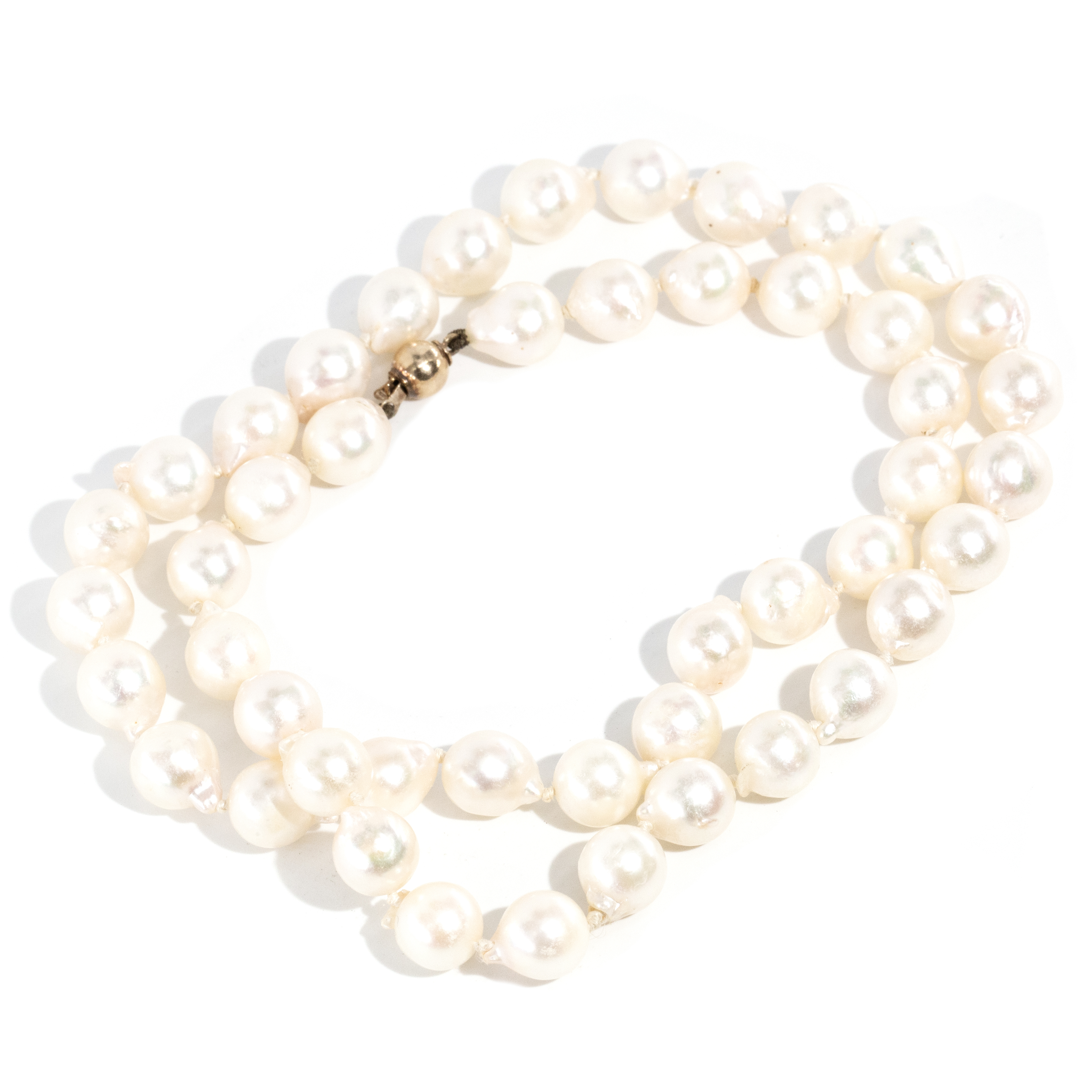 268 · Cultured Pearl Necklace 9ct Gold