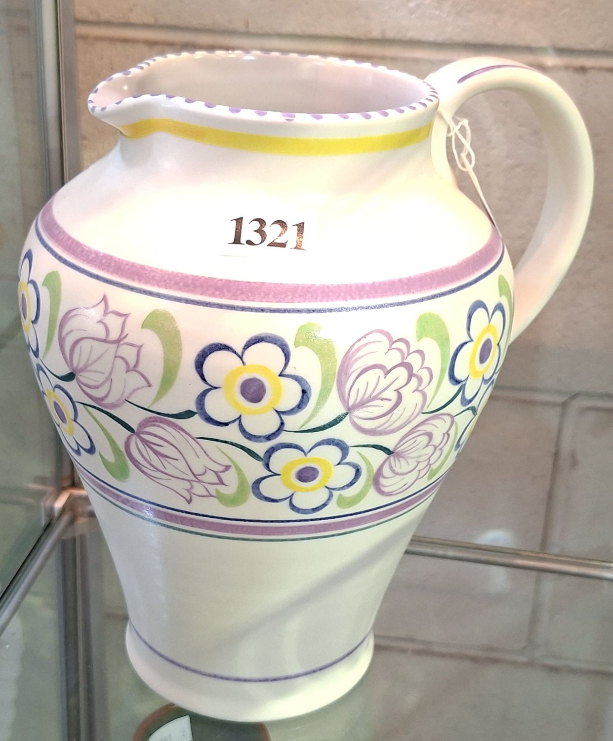 1321 · POOL POTTERY JUG