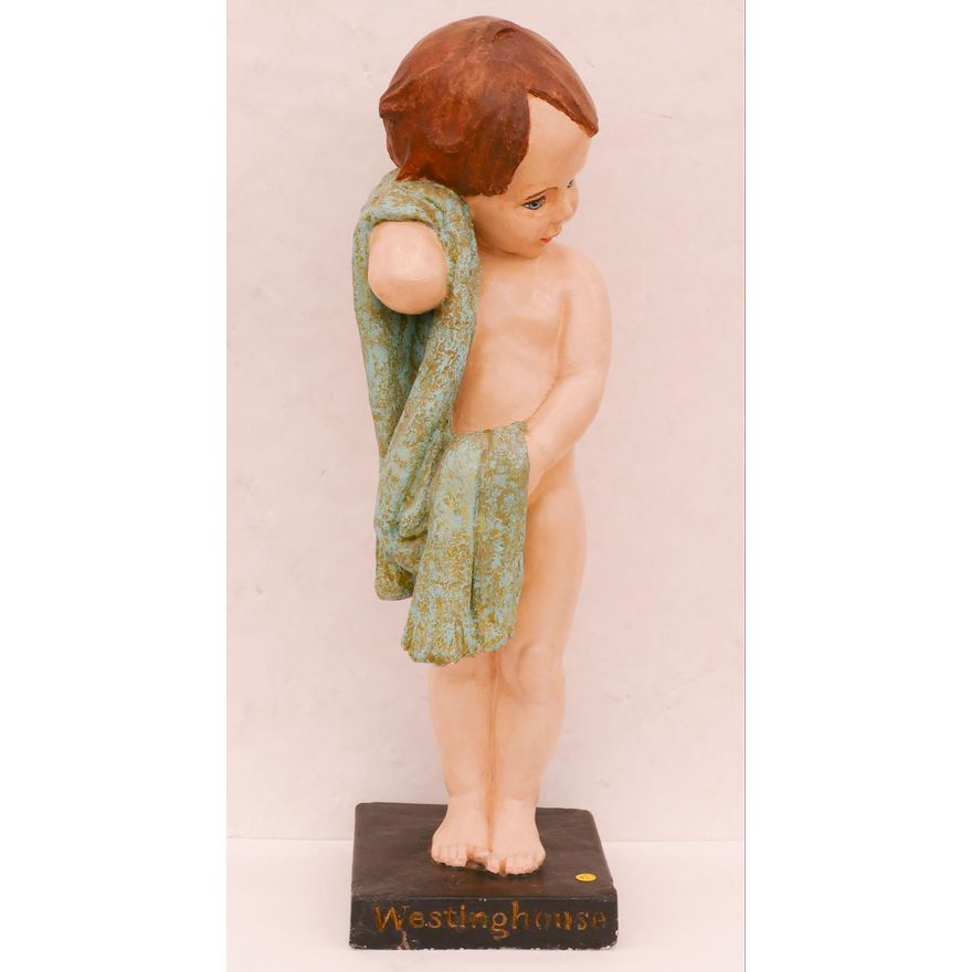 Vintage Westinghouse Chalkware Store Display- some damage- 34''