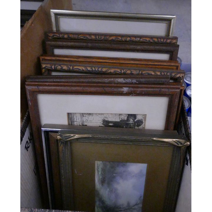Box Small Framed Etchings- 10pc