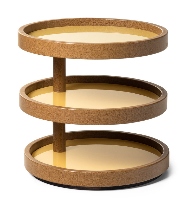 A Brett Design Contemporary Three-Tier 'BD Camille' Side Table