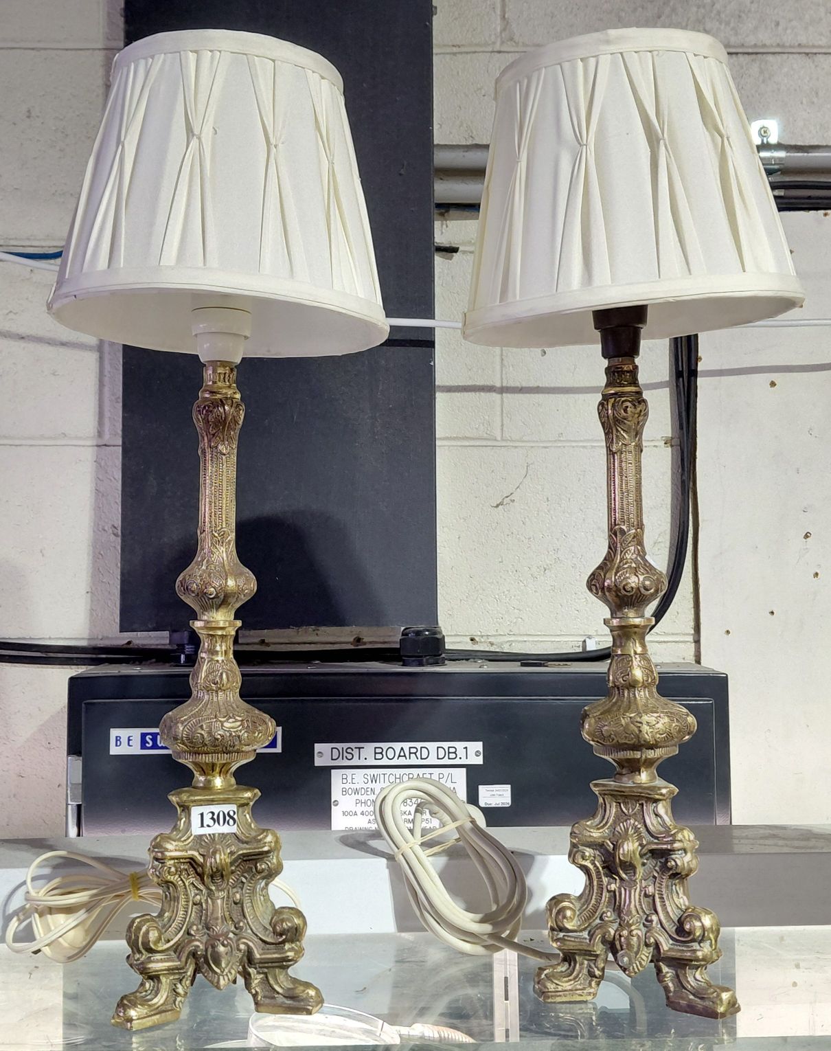 Brass Finished Table Lamps