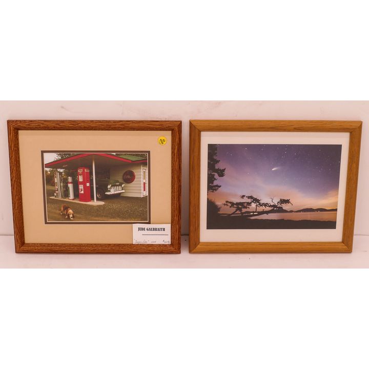 2PC Framed Pictures. Largest Measures 12x15''