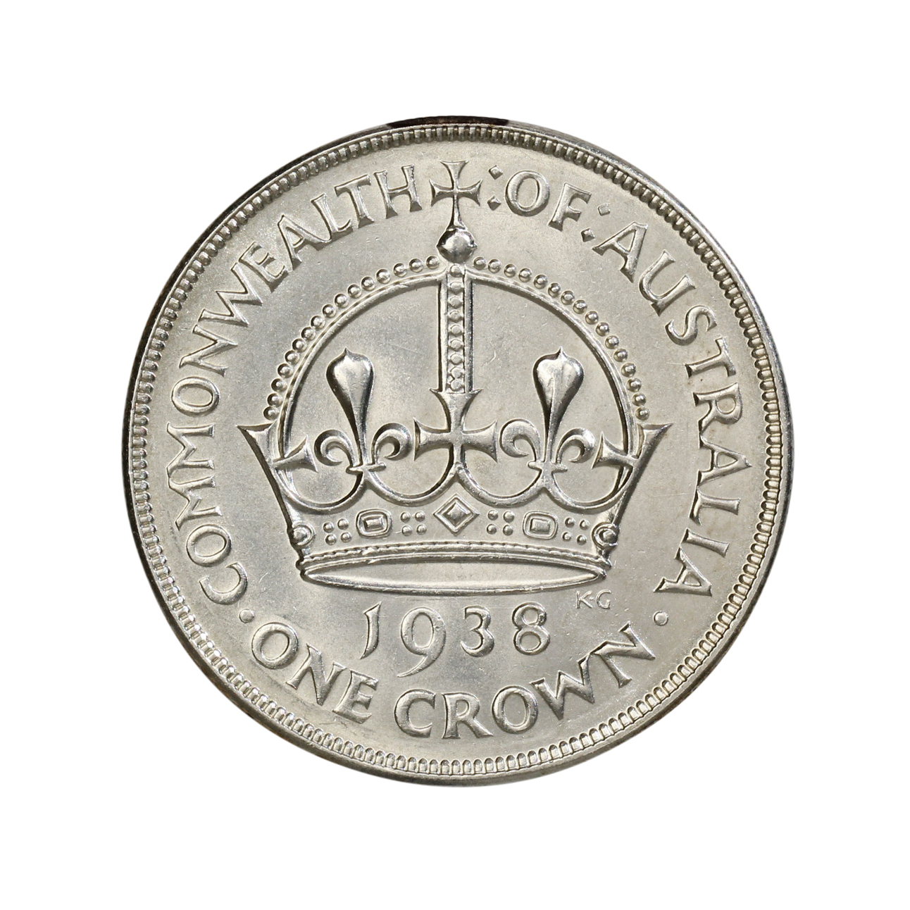 1133. · George VI, Crown, 1938, gVF