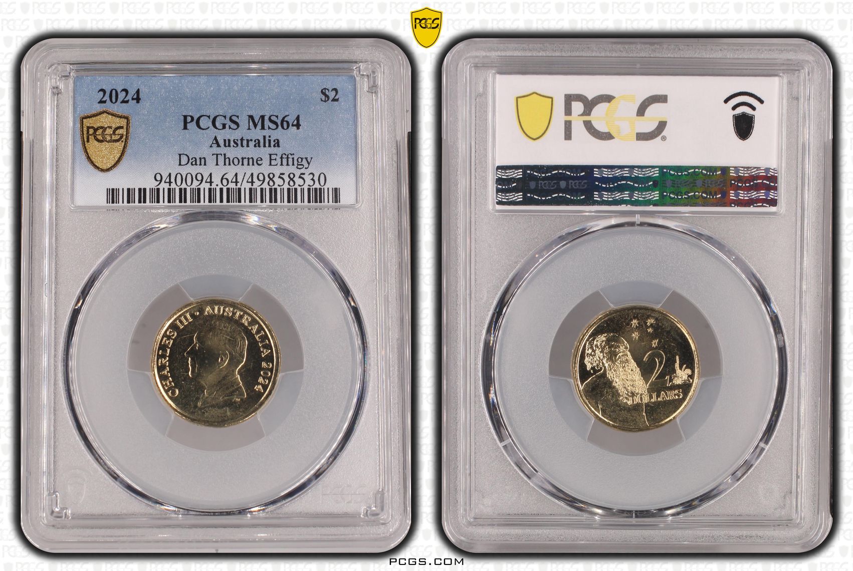 Dan Thorne Effigy, Two Dollar, 2024, PCGS MS64