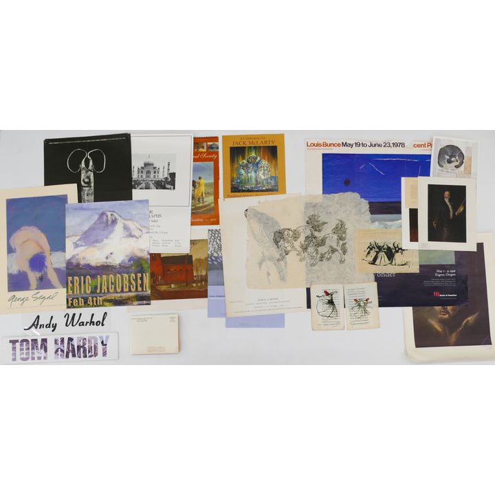 Portfolio of Art Exhibiton & Performing Art Posters 31''x24''.