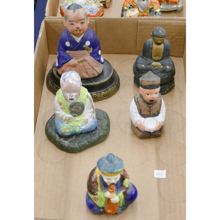 Box Asian Ceramic Incense Burners
