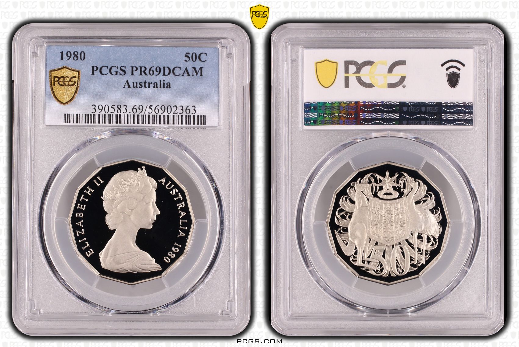Fifty Cent, 1980, PCGS PR69DCAM