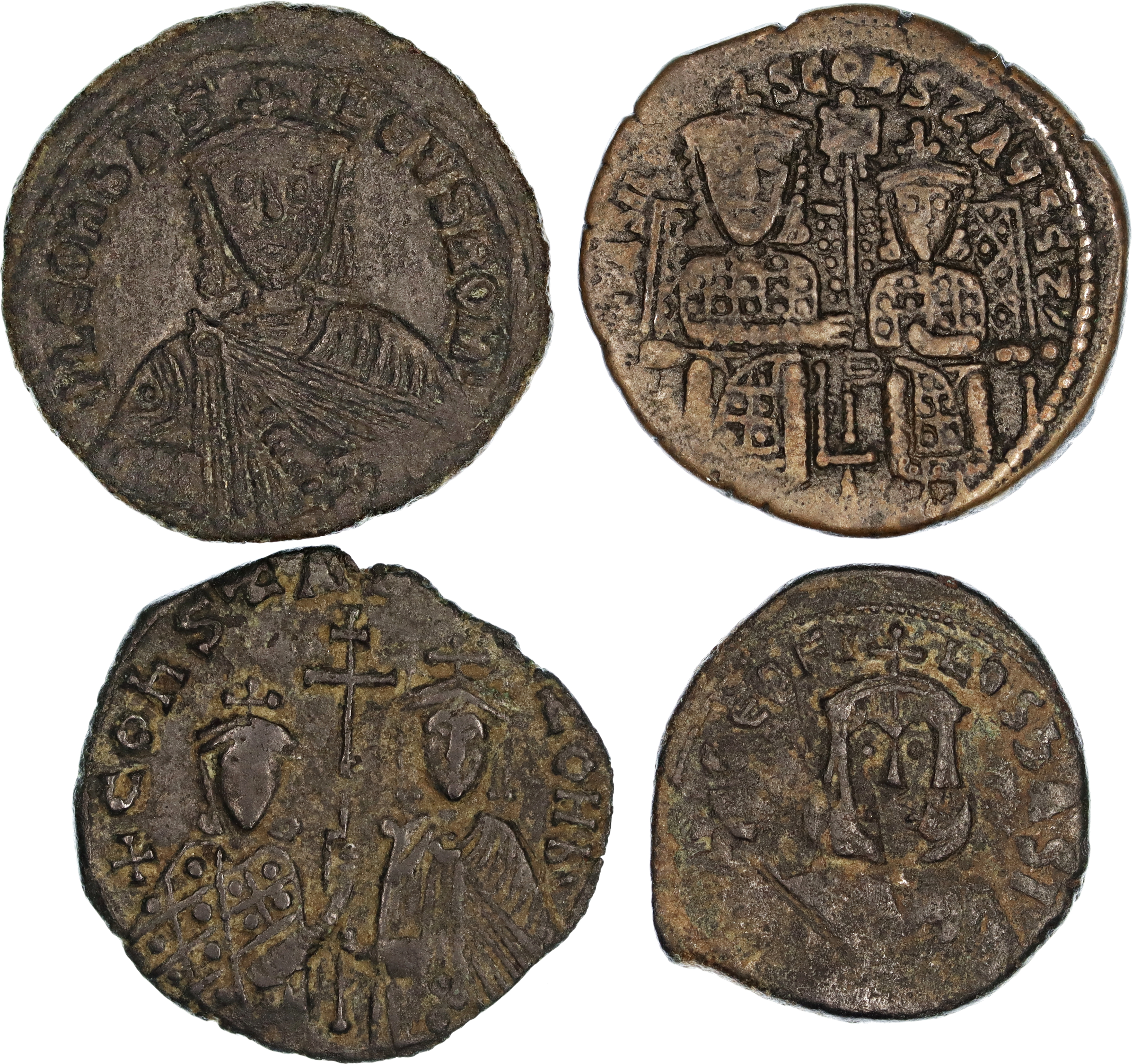 Byzantine Empire, Theophilus - Constantine VII, Æ, 8th - 9th Century AD, F-nVF