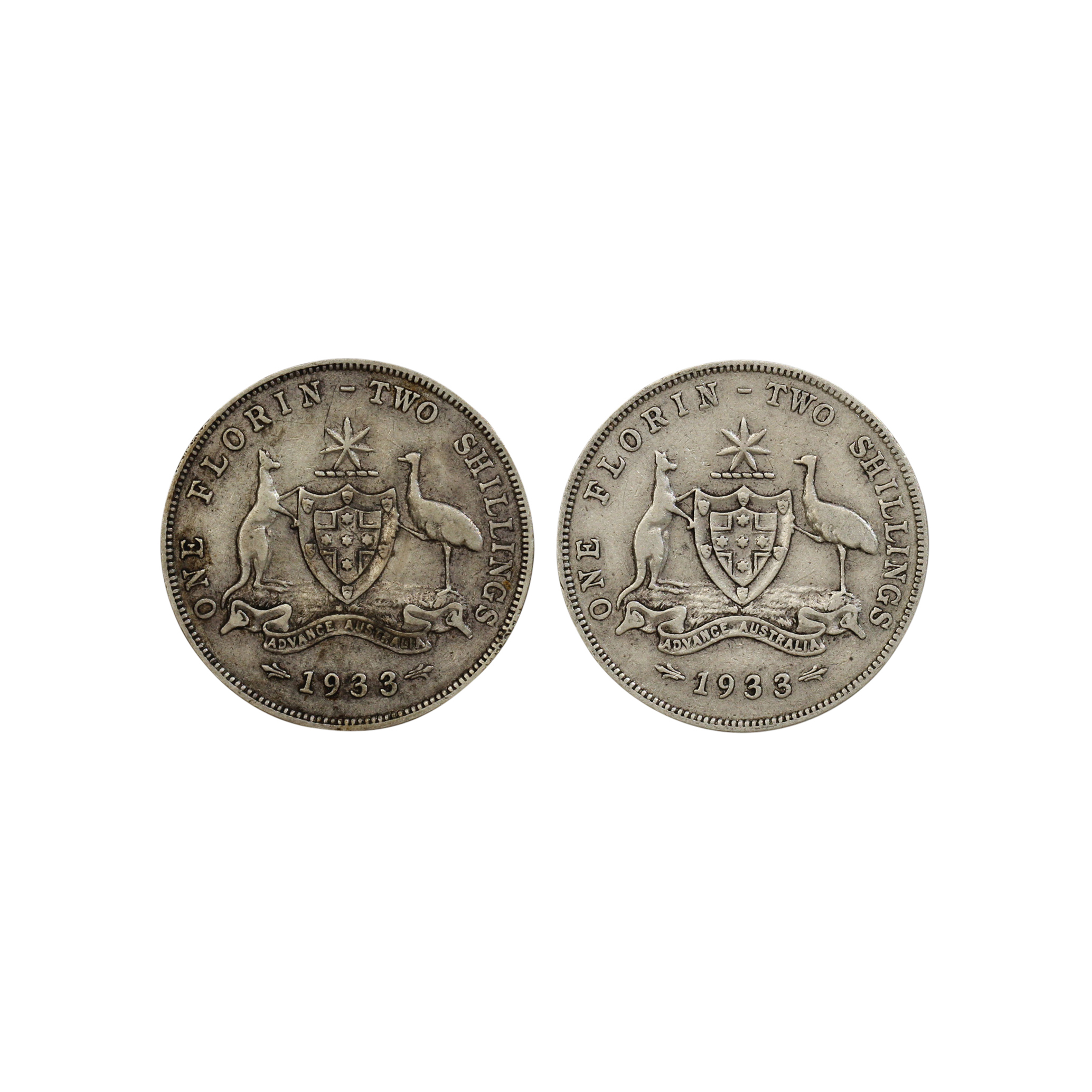 1063. · George V, Florin, 1933, aFine