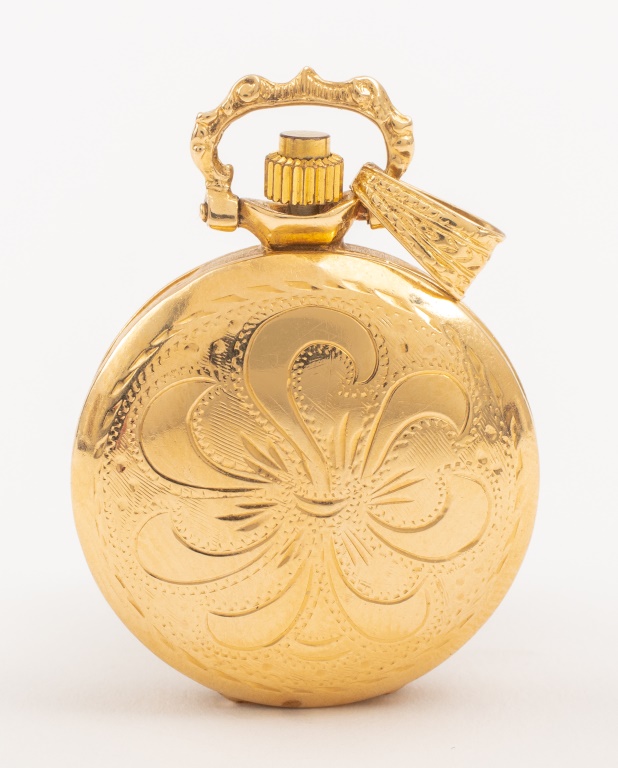 VTG 14K Gold Lee Mors Hunter Case Pocket Watch 17J | Auctions at