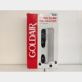 GOLDAIR - 7 FIN HEATER - WHITE -GSOR-700