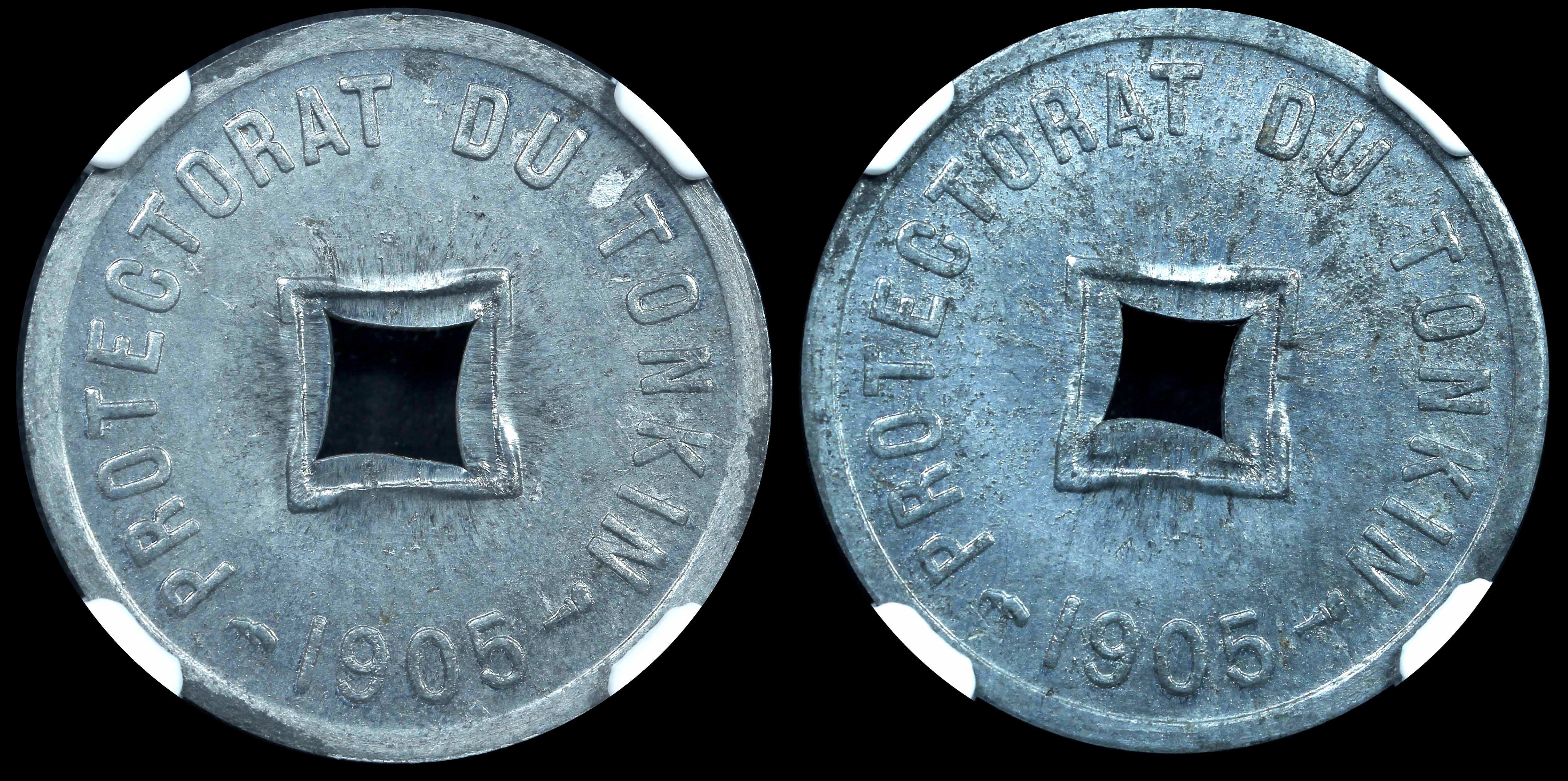 Vietnam, Tonkin, 1905, 1/600 Piastre, NGC MS63. | Unique