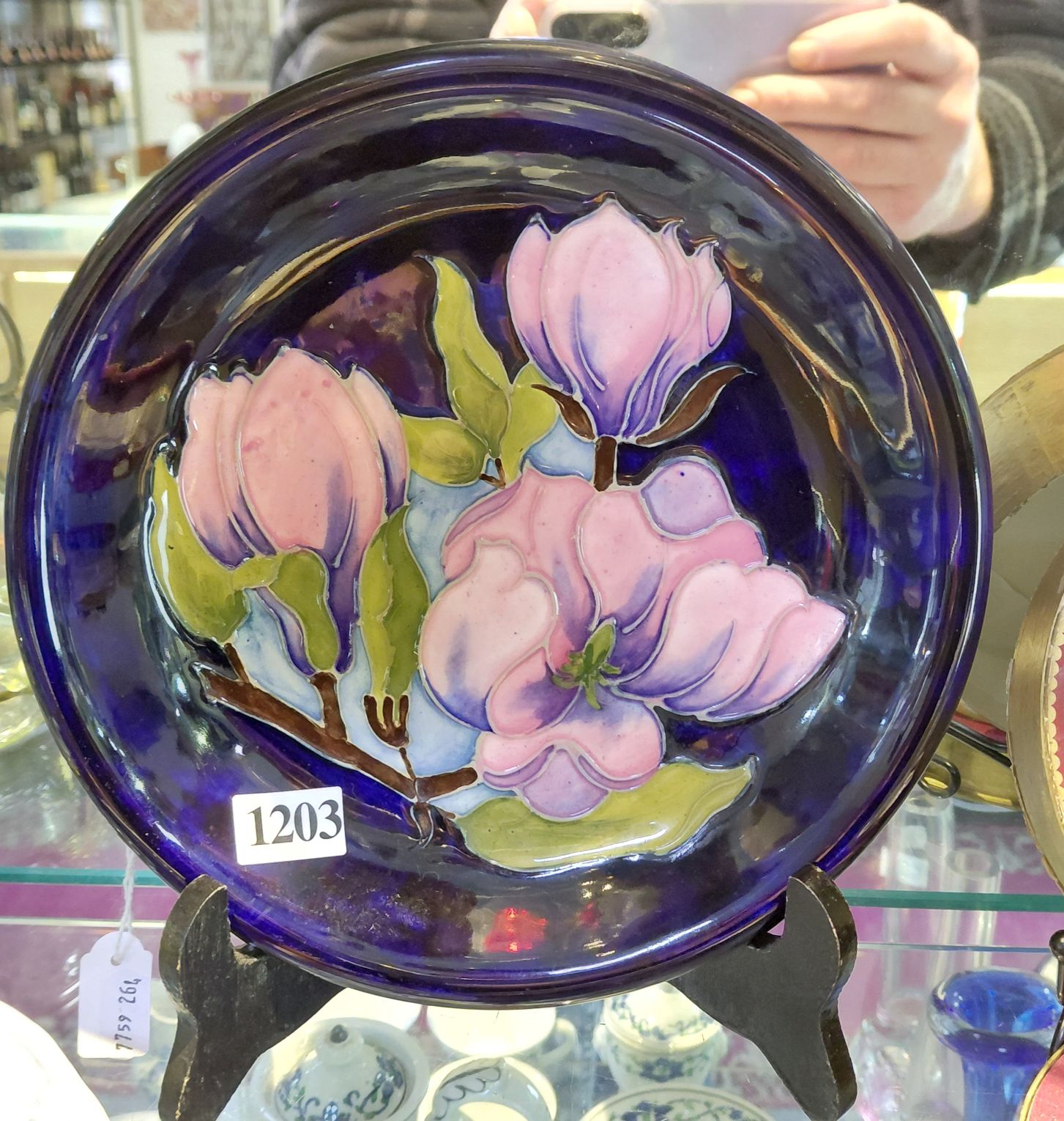 Walter Moorcroft Magnolia Plate