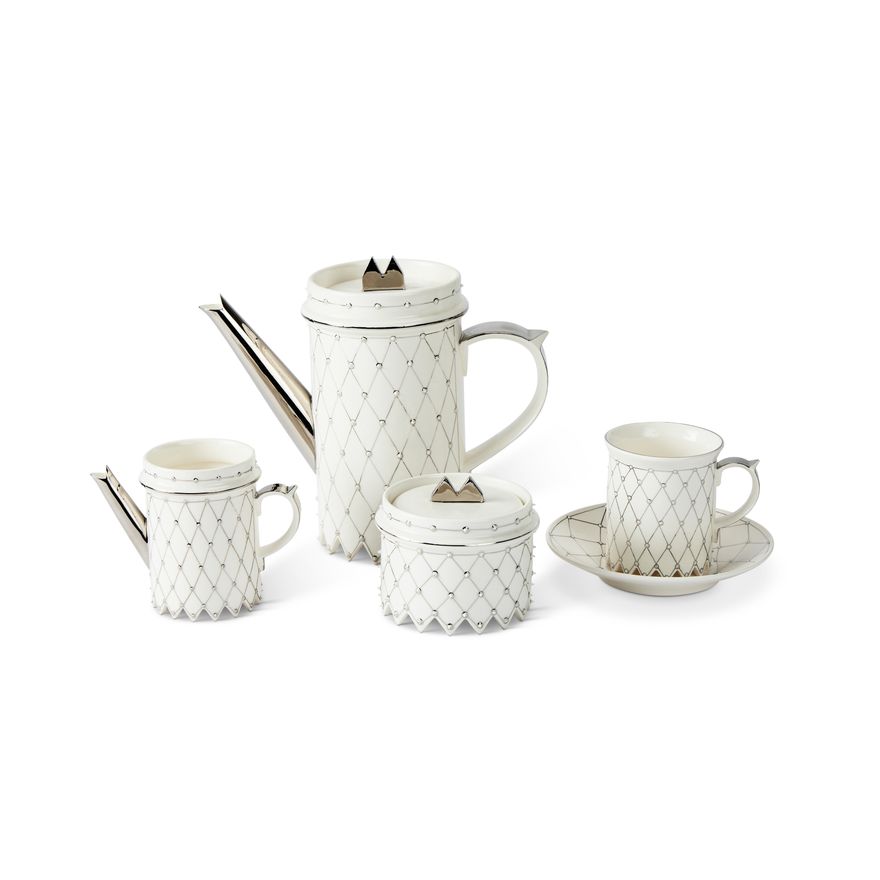 Pálma Babos (b.1961) for Herend, A porcelain coffee service