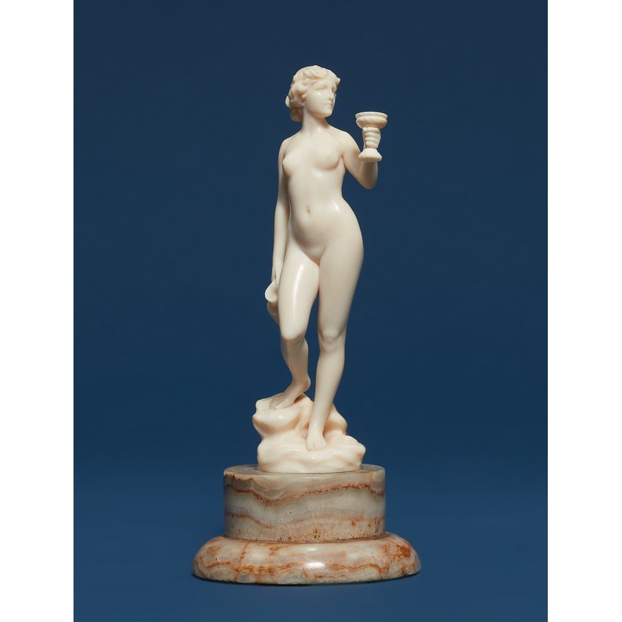 Nude with a goblet by Joé Descomps (1869 - 1950)