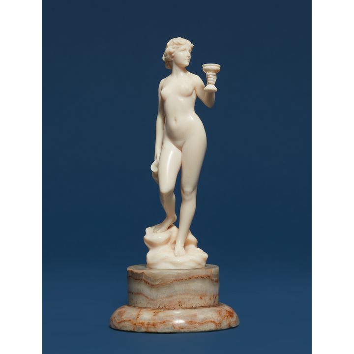 Nude with a goblet by Joé Descomps (1869 - 1950)