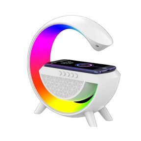 3in1 Rainbow Atmosphere Desk Lamp Wireless Charger Portable Speaker | DEFECTIVE