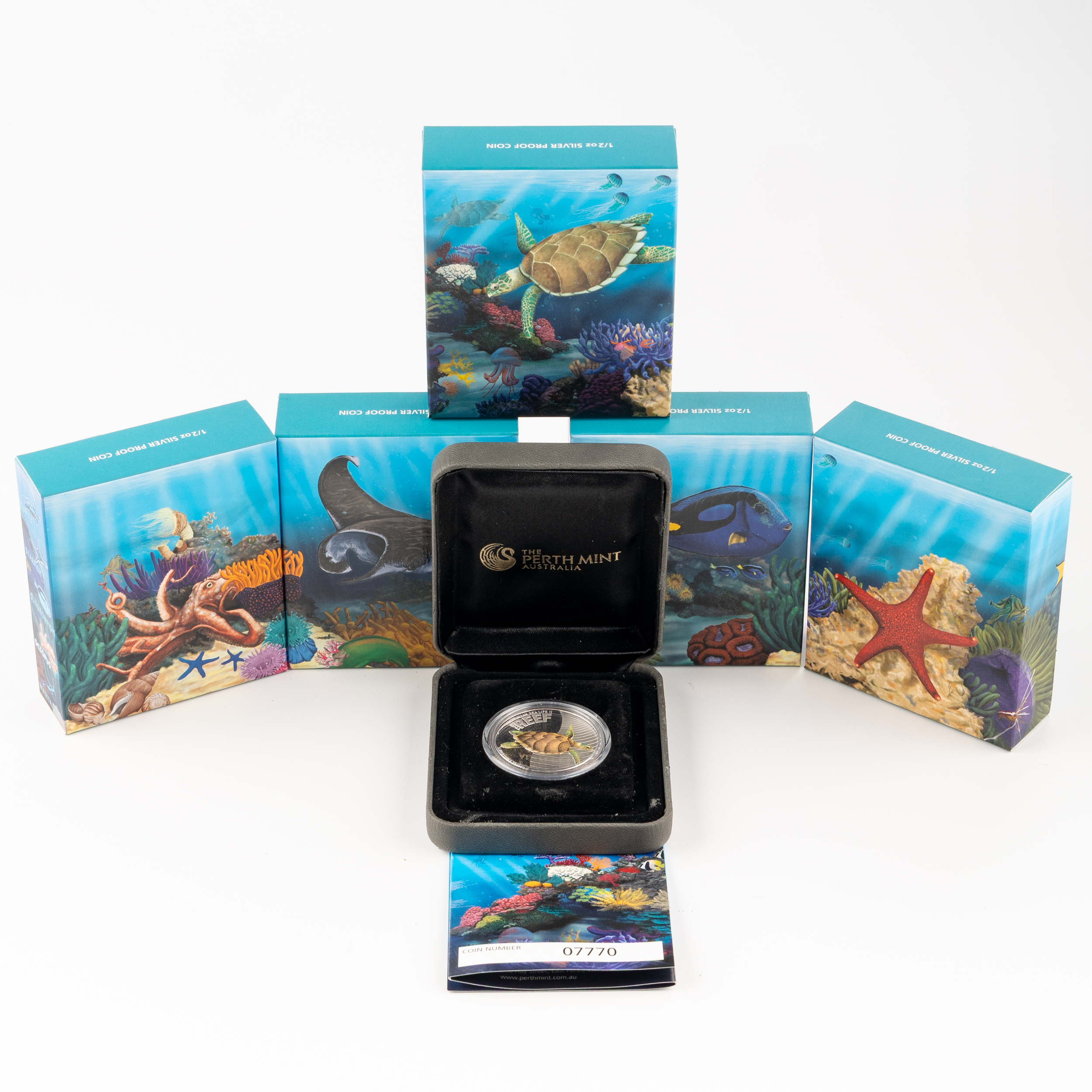 Elizabeth II, Perth Mint - Australian Sea Life II 'The Reef' series, Fifty Cents, 2011, FDC
