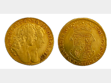 1689 WILLIAM & MARY GOLD GUINEA