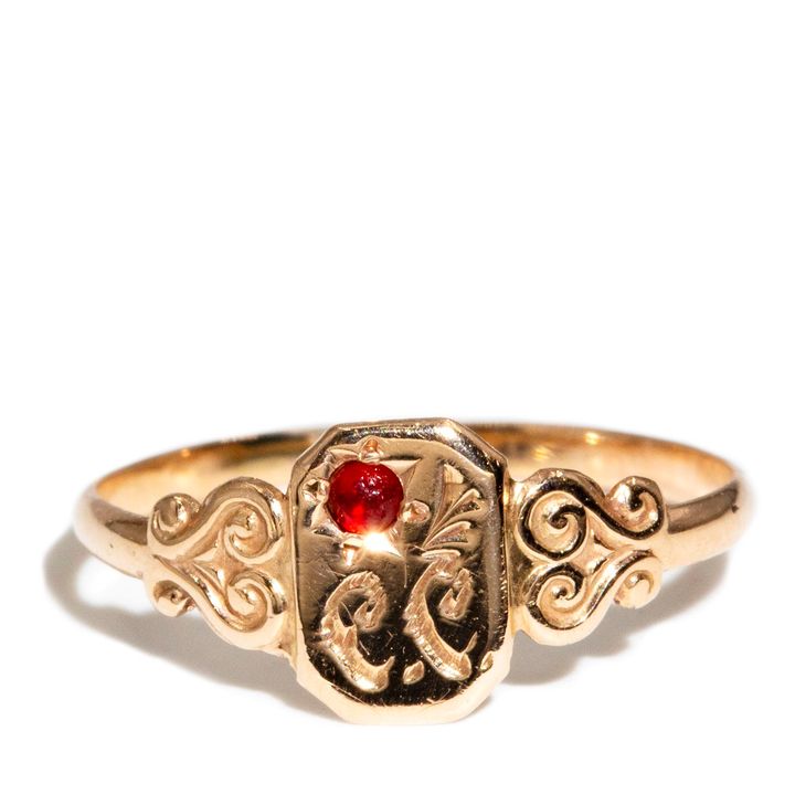 9 Carat Gold Signet Ring,