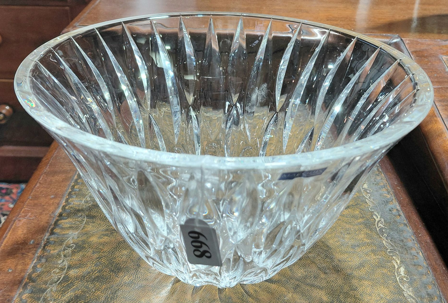 668 · WATERFORD MARQUIS CRYSTAL BOWL