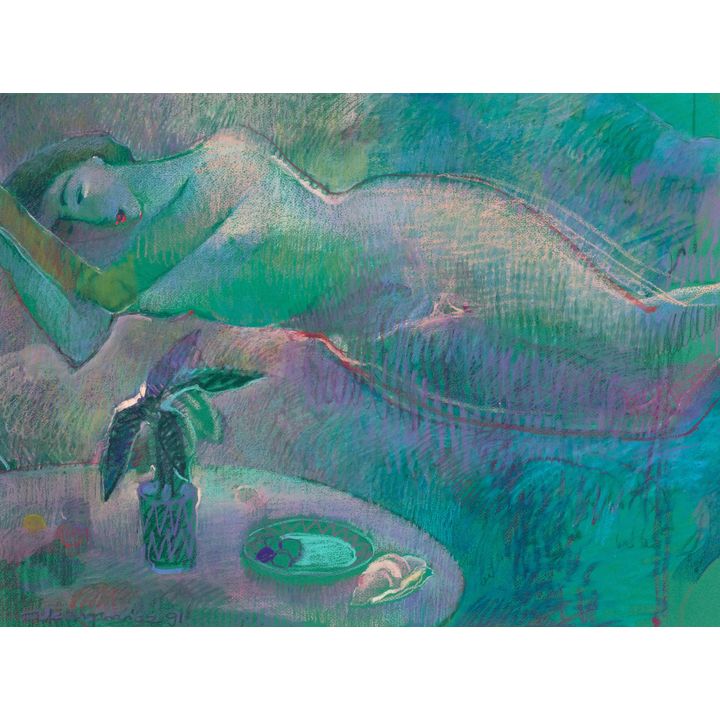 Anna Karpowicz-Westner | Zielony akt, 1991