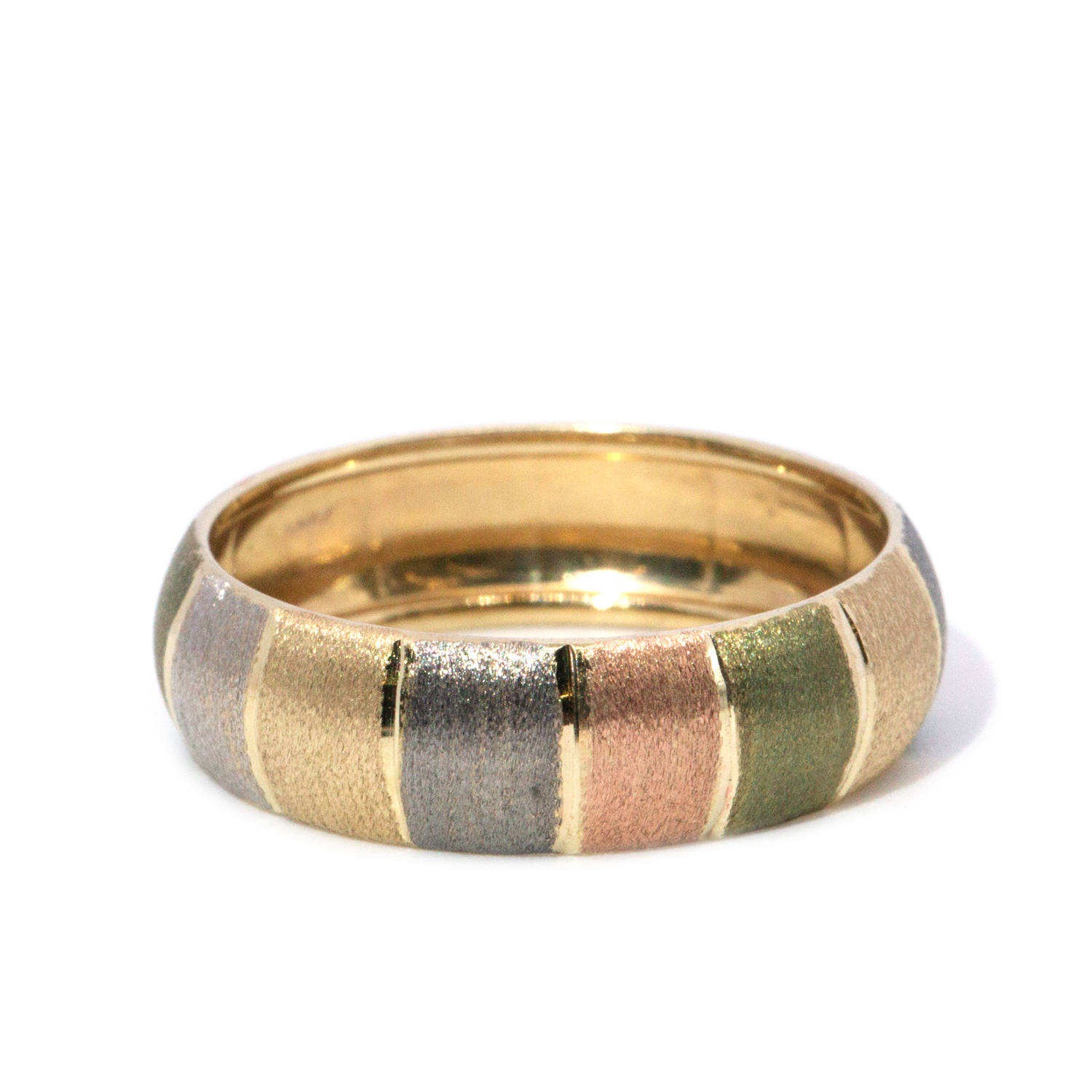 Four-Tone 14ct Gold Gold Ring