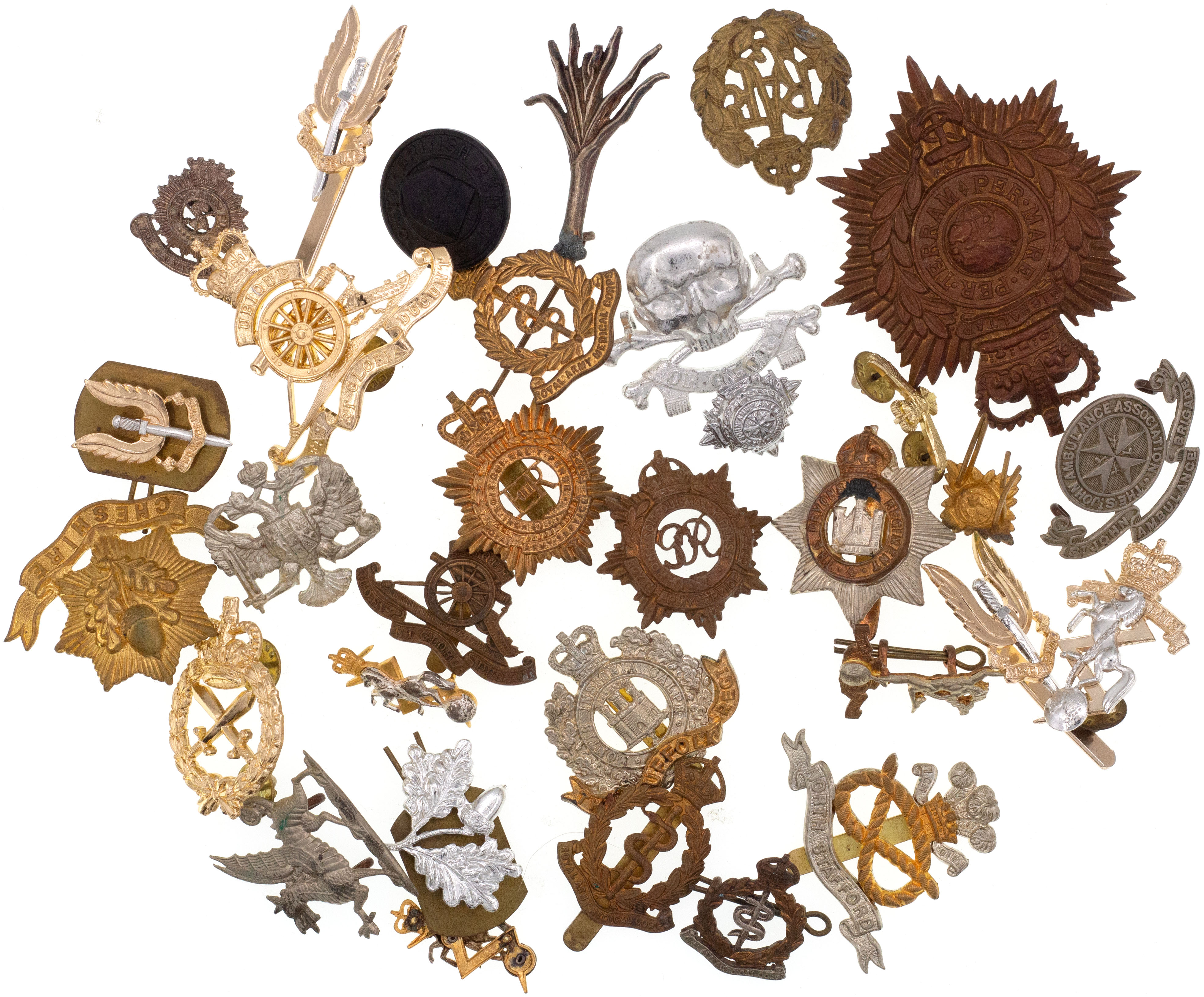 Great Britain, Cap Badges, 1945 - 2000, VGC