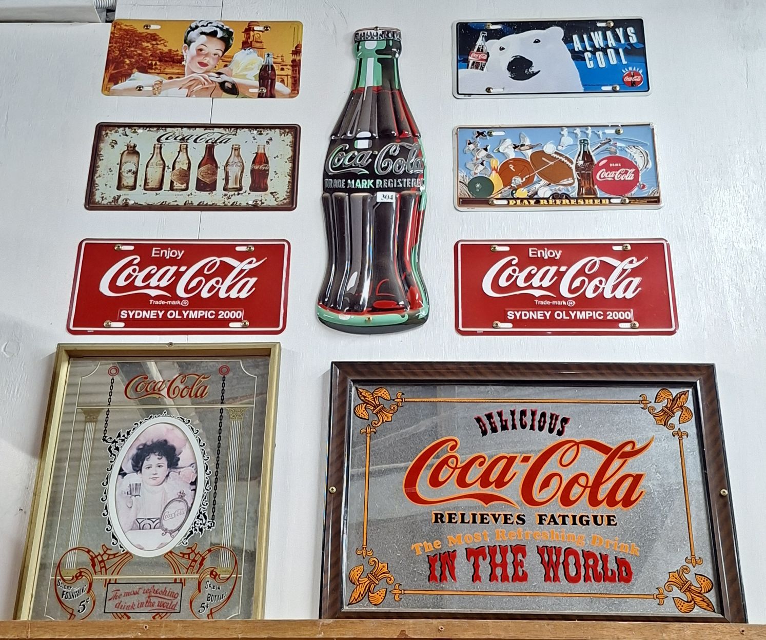 Coca-Cola Signs And Mirrors