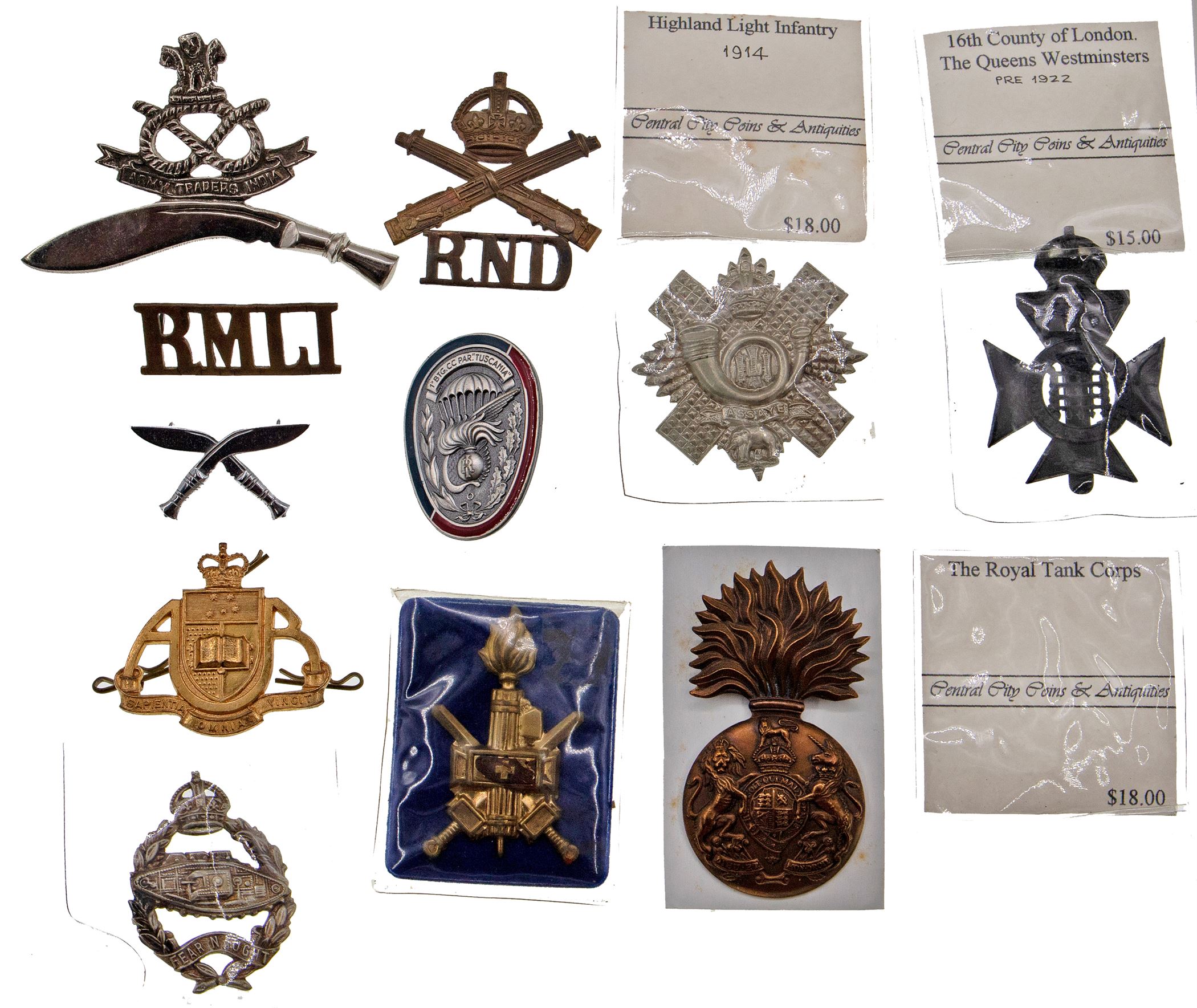 World, Military Badges, 1914 - 1960,