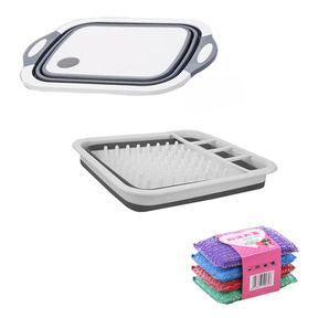 3in1 Camping Basin Drying Rack Combo Collapsible Basin Drying Rack |