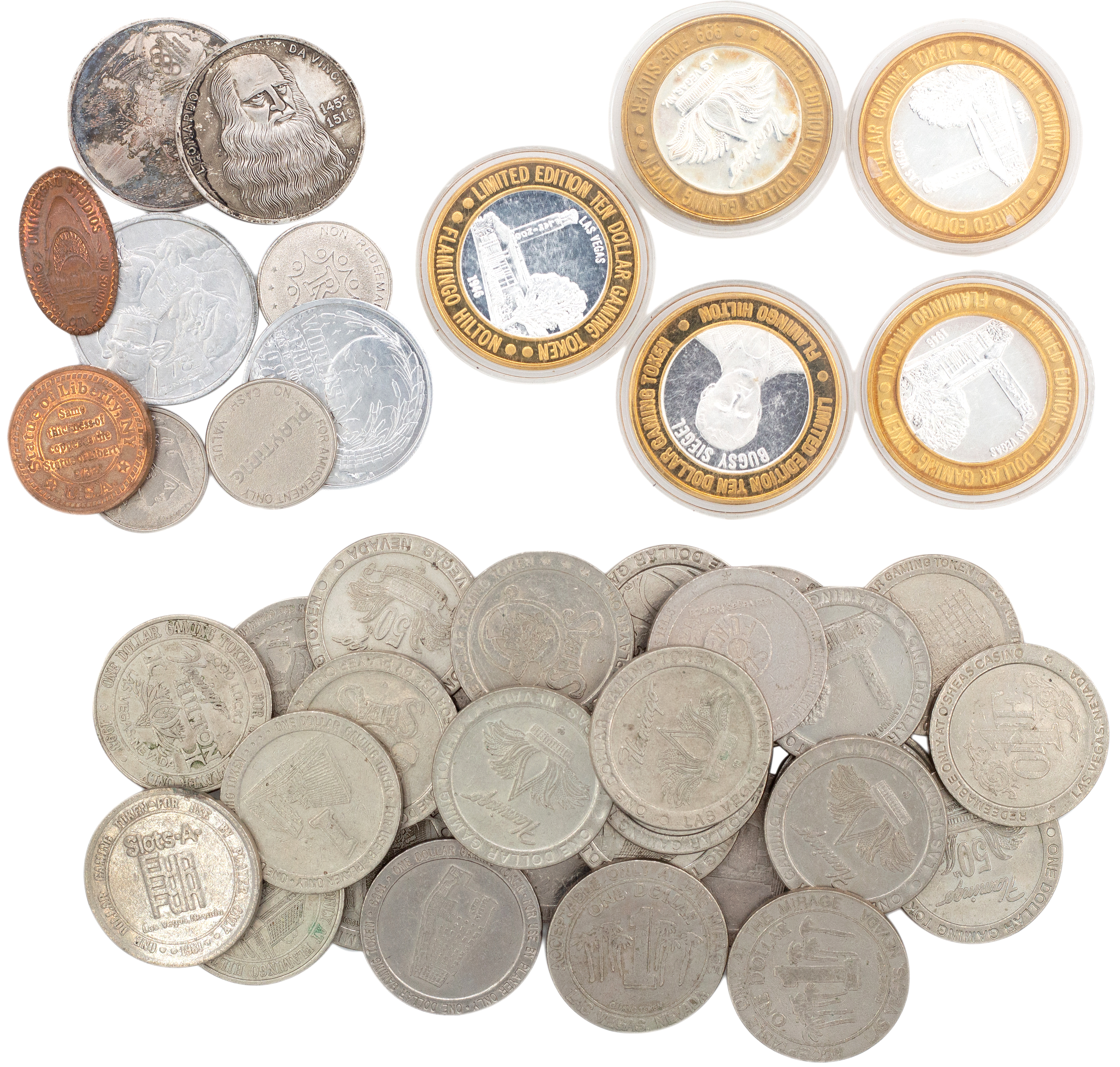 United States, Las Vegas, Casino Tokens, 1970 - 2010, VG - UNC