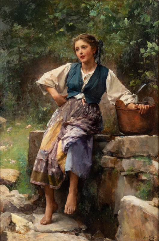 Henry Woods
(British, 1846–1921)
Reverie, 1910