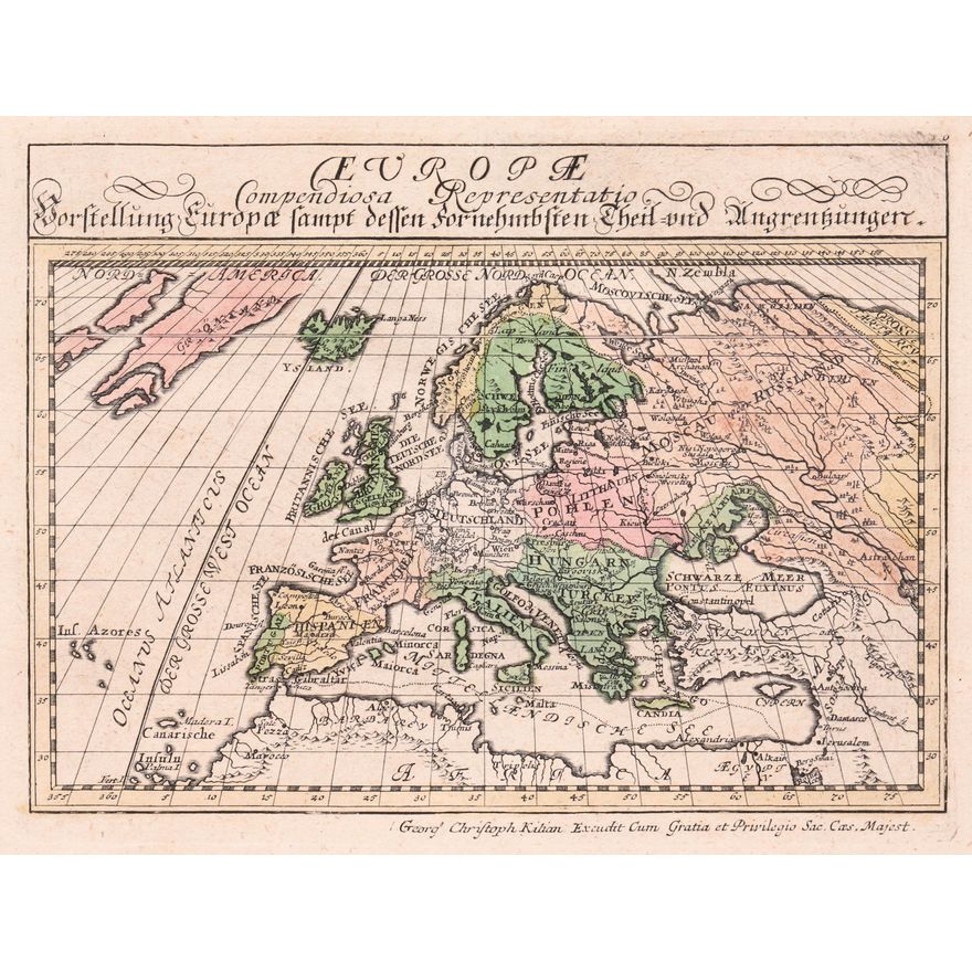 Georg Christoph Kilian | Europae Compendiosa Representatio. Vorstellung Europae…