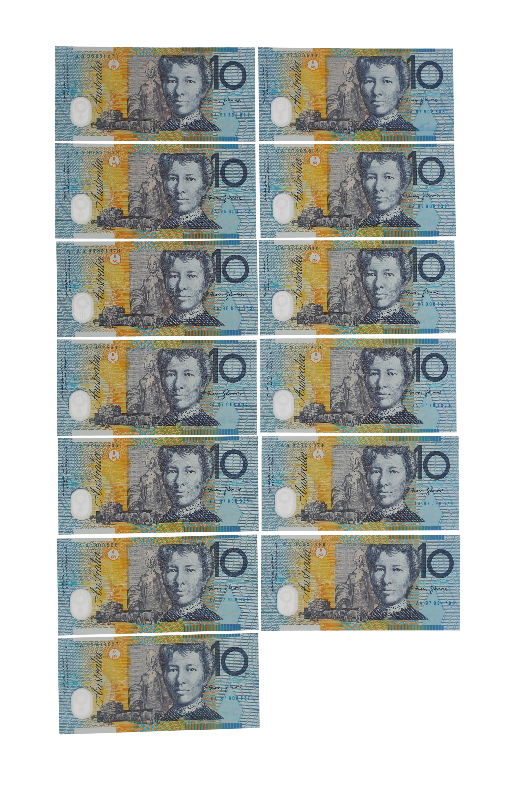 2235. · Accumulation, Ten Dollars, UNC