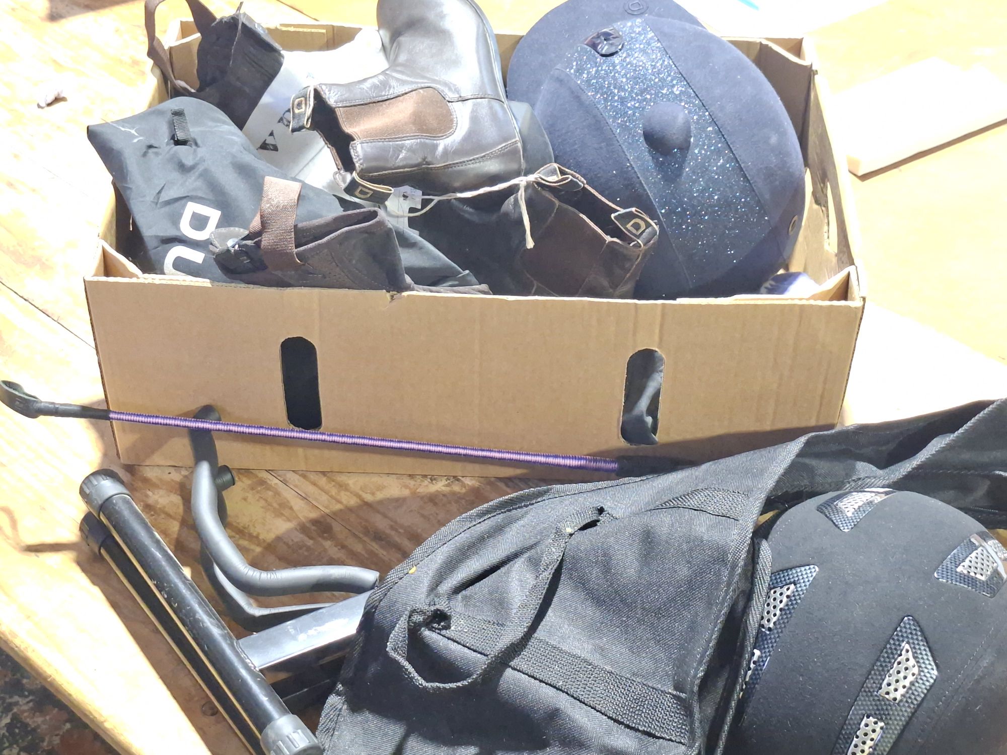Horse Riding Outfit And Helmets
