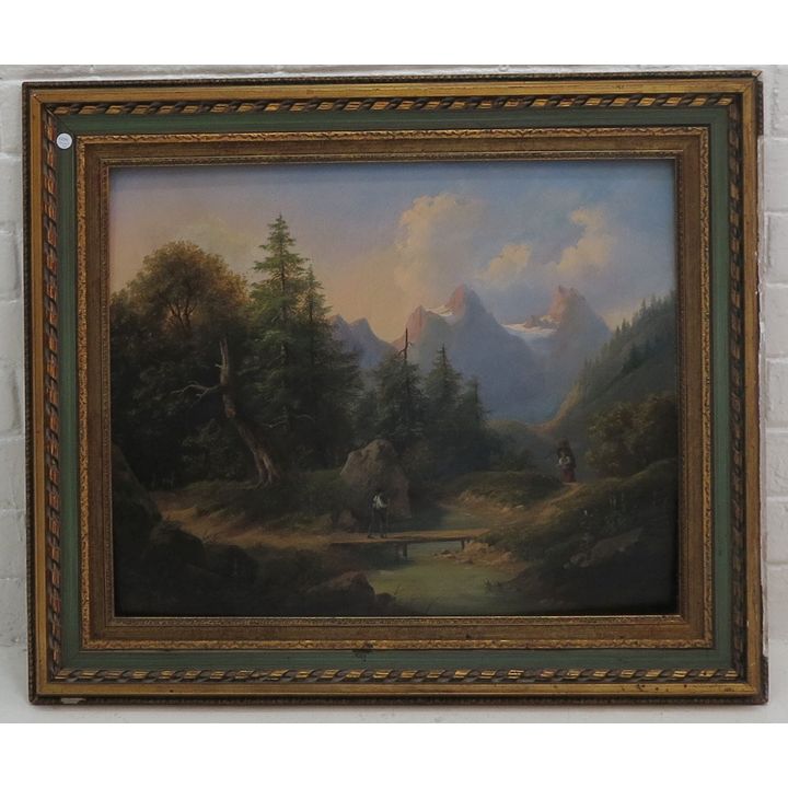 FRAMED OIL ON BOARD