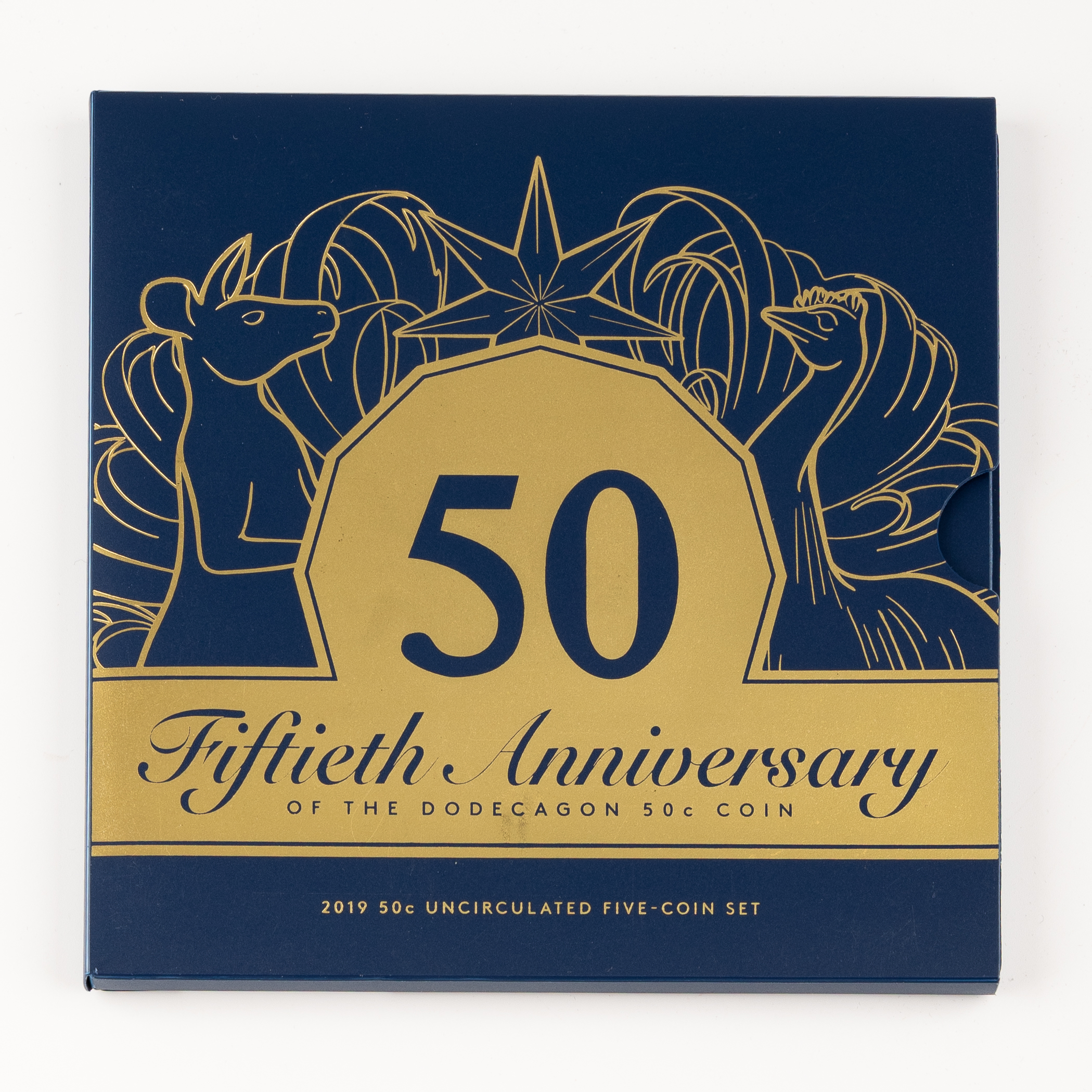 Elizabeth II, RAM - Fiftieth Anniversary of the Dodecagon Fifty Cent Coin, Fifty Cents, 2019, UNC