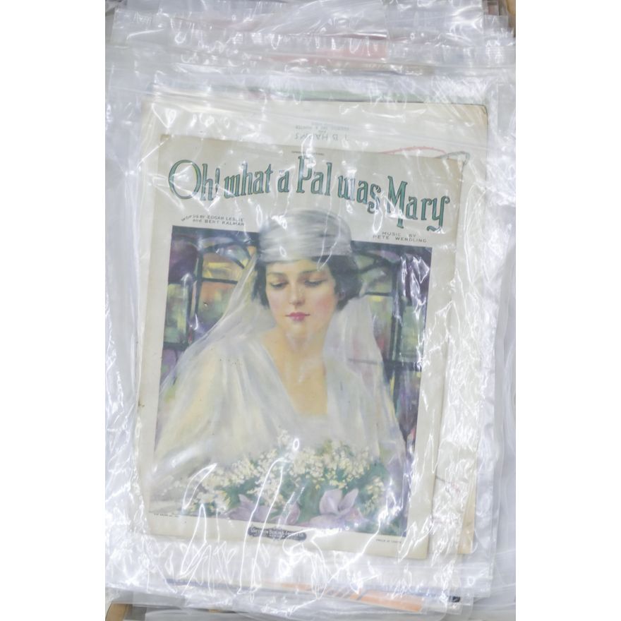 Box Antique Sheet Music