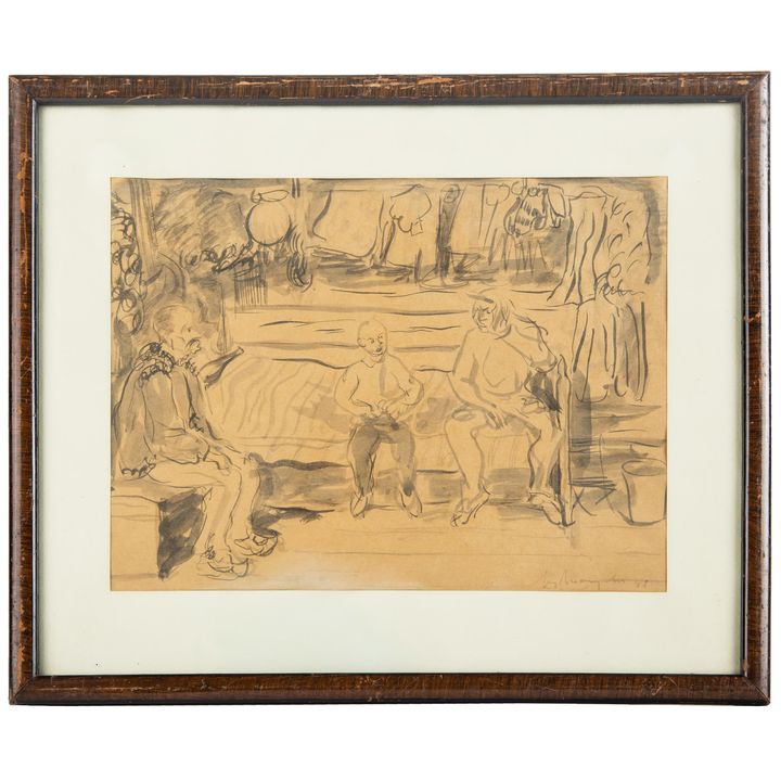 Jerzy Mierzejewski | Na ławce, 1948 r.