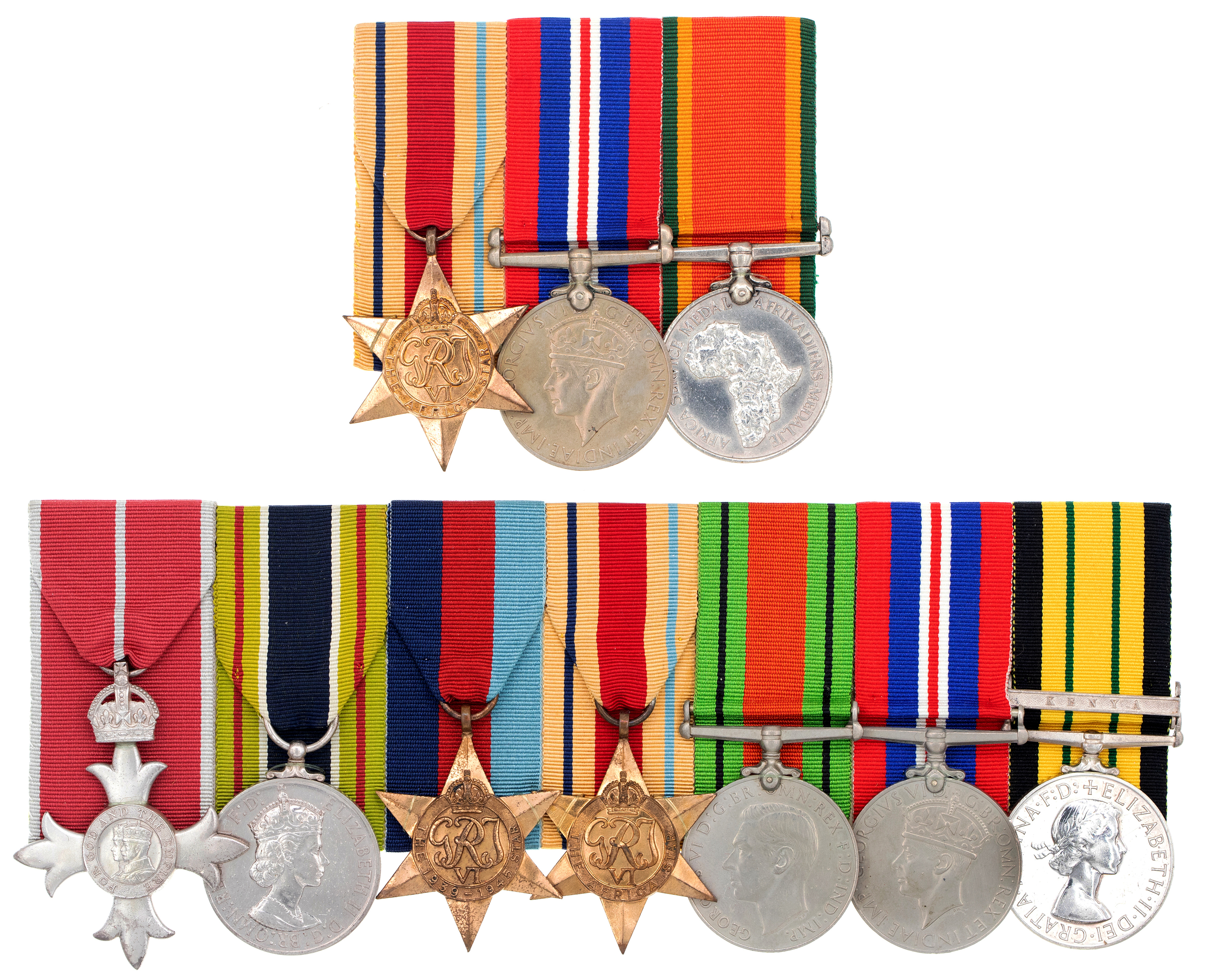 Africa, Kenya Police Group of Seven, 1939 - 1970, EF - gEF