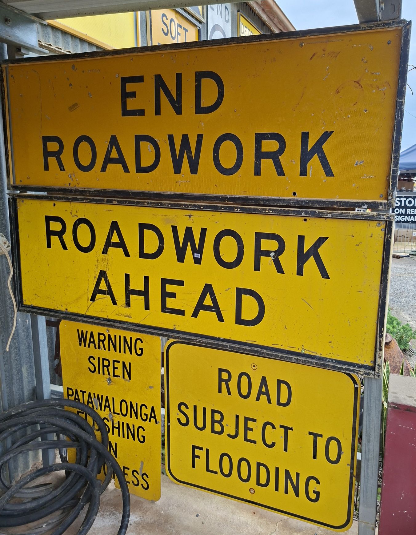 Collection Of Various Road Signs