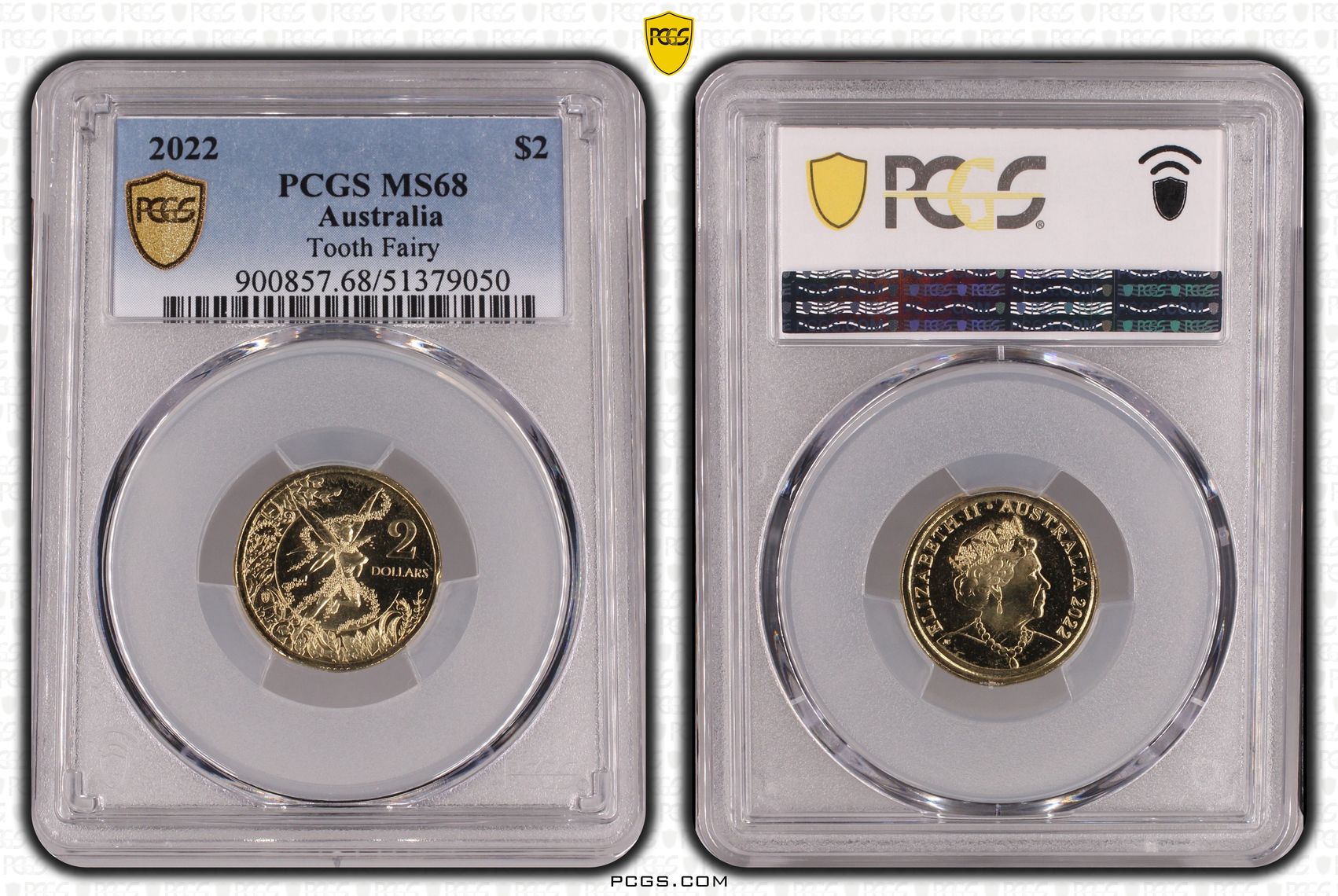 Tooth Fairy, Two Dollar, 2022, PCGS MS68