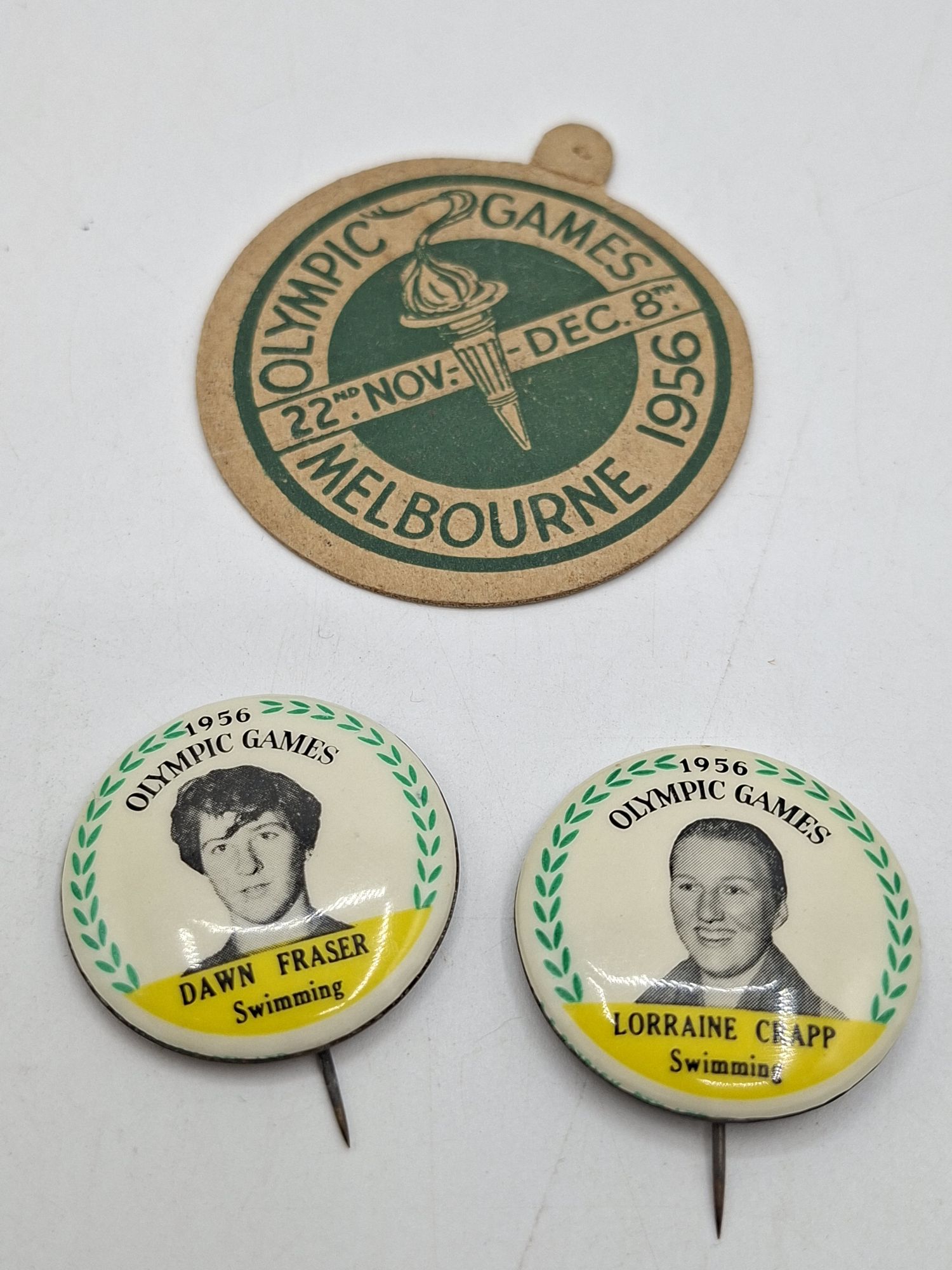 MELBOURNE OLYMPICS BADGES